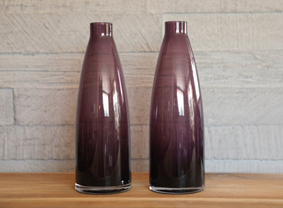 Botella Vidrio Malva