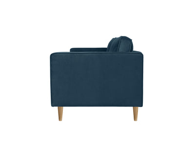 Sofá Polo Velvet 3cp Azul