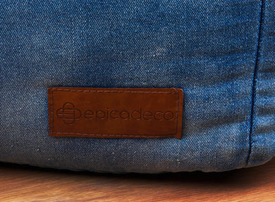 Funda Pouf Jeans fleco