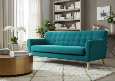 Sofá Siena 3 Cuerpos Turquesa