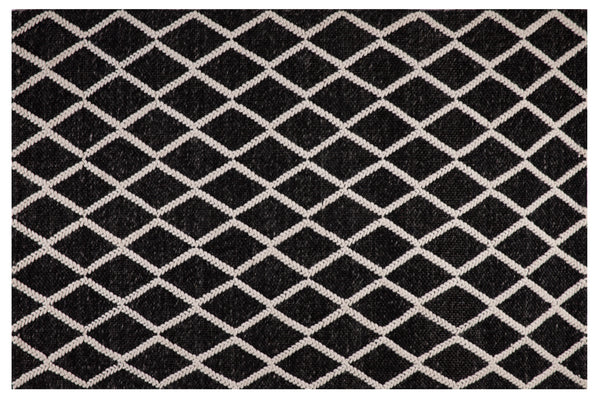 Alfombra Lana Trazo Black