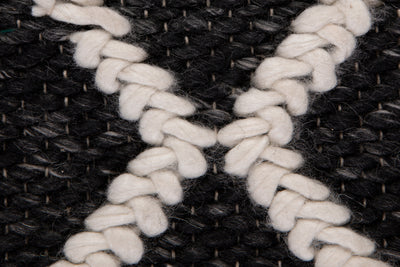 Alfombra Lana Trazo Black