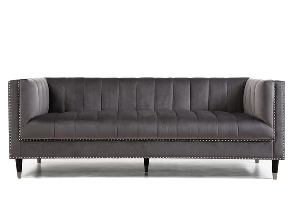 Sofá Caravan Velvet Gris