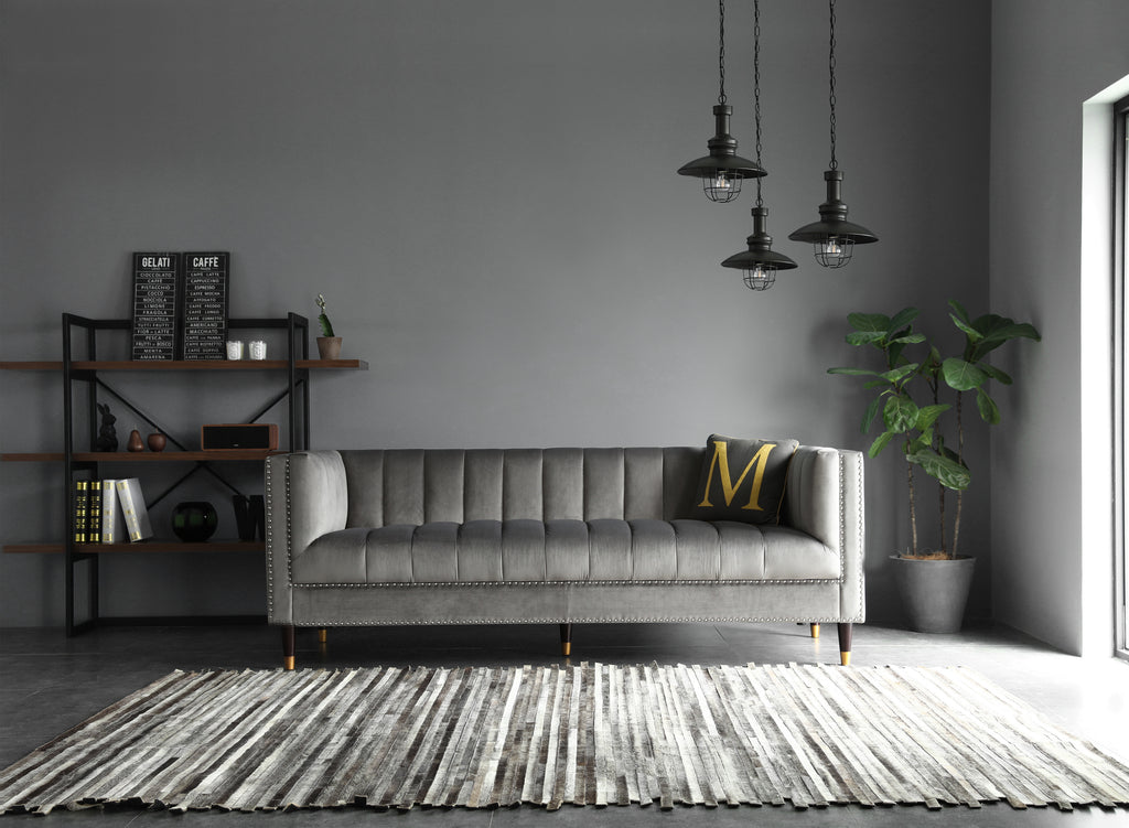 Sofá Caravan Velvet Gris